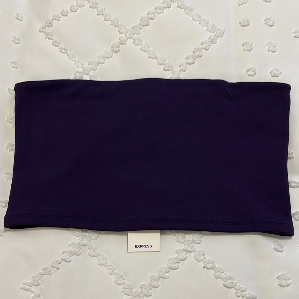 NWT Express Deep Purple Body Contour Tube Top